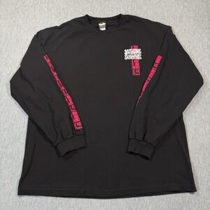 Santa Cruz Shirt Men XXL Black Long Sleeve Spongebob Squarepants Skate Graphic